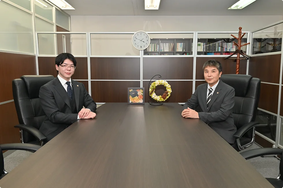 茨城県の交通事故に強いつくば第一法律事務所での相談・打ち合わせの様子