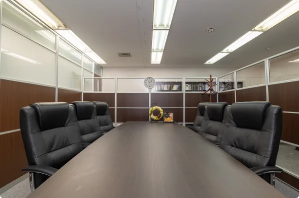 茨城県の交通事故に強いつくば第一法律事務所の会議室